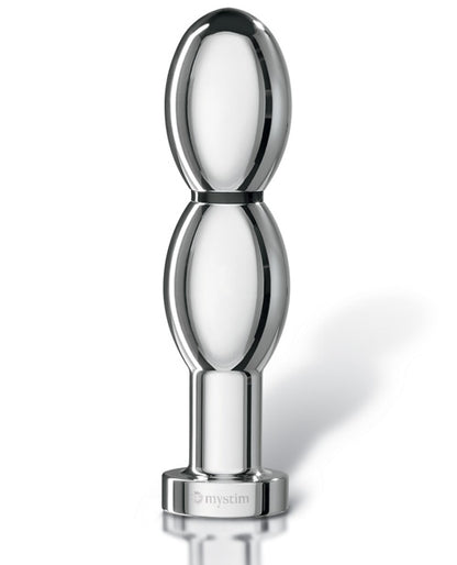 Mystim O(h!)-thello e-Stim Oval Aluminum Dildo by Eldorado Trading Company