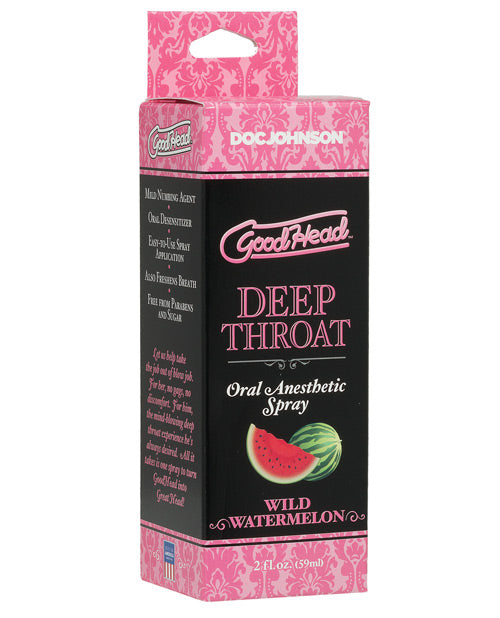 GoodHead Deep Throat Spray - Oral Pleasure Enhancer & Soothing Lubricant Formula by Eldorado Trading Company