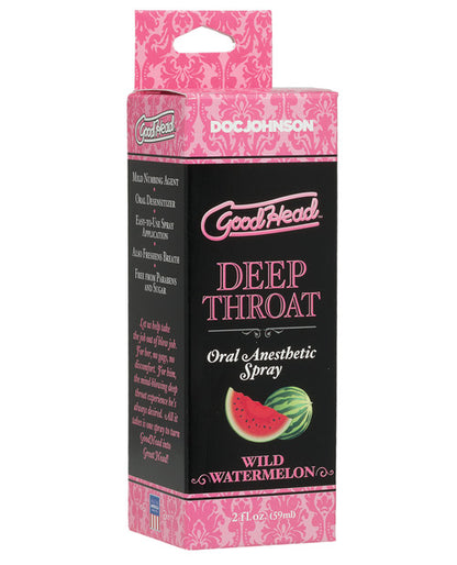 GoodHead Deep Throat Spray - Oral Pleasure Enhancer & Soothing Lubricant Formula by Eldorado Trading Company