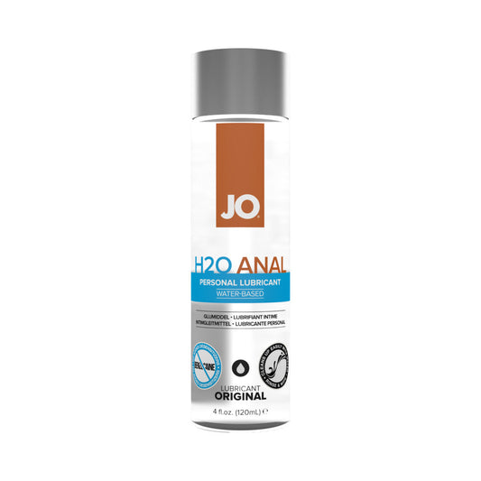 JO H2O Anal Original Water-Based Lubricant 4 oz. by System Jo