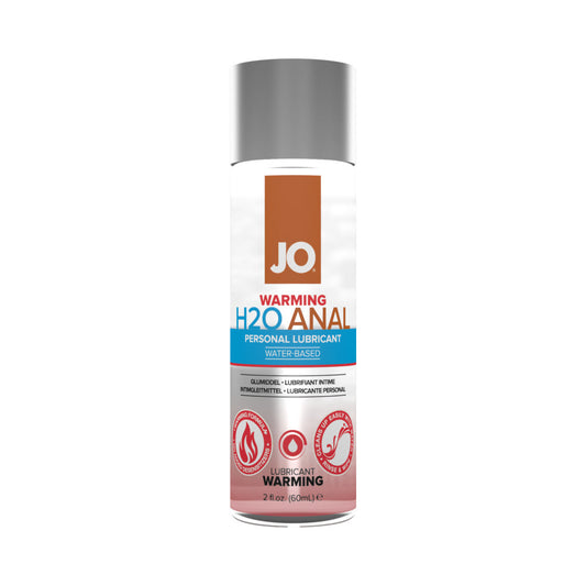 JO H2O Anal Warming Water-Based Lubricant 2 oz. by System Jo