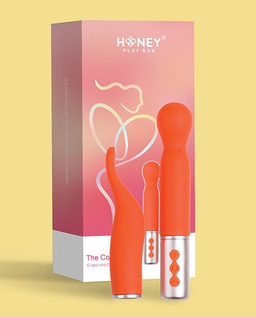 The Naughty Collection Interchangeable Heads Vibrator - Coral Bundle by Eldorado Trading Company