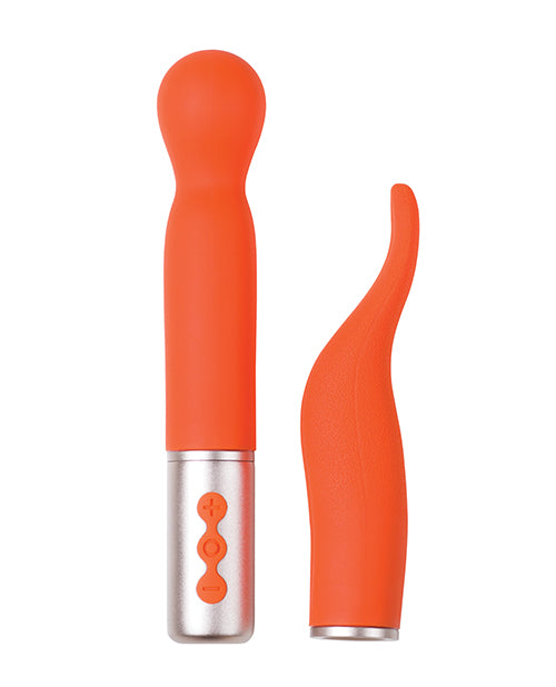 The Naughty Collection Interchangeable Heads Vibrator - Coral Bundle by Eldorado Trading Company