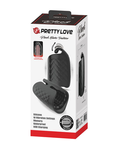 Pretty Love Vibrating Glans Trainer - Black by Eldorado Trading Company
