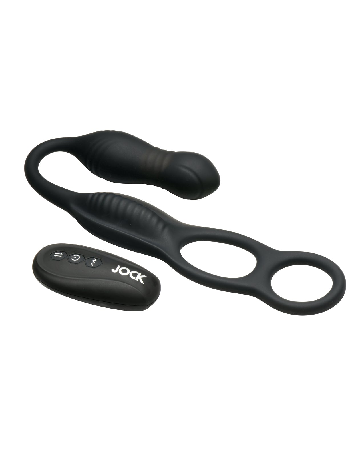 Hyper Thrusting and Vibrating Anal Plug w/C-Ring by Curve toys c/o xr