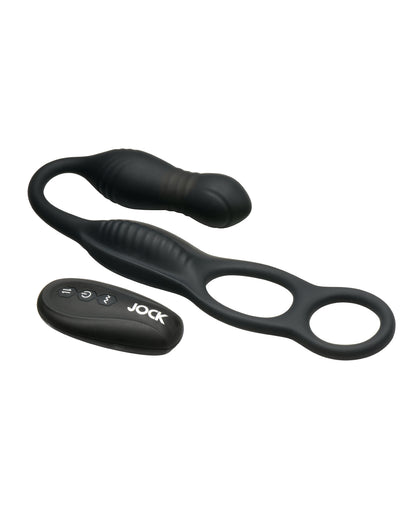 Hyper Thrusting and Vibrating Anal Plug w/C-Ring by Curve toys c/o xr