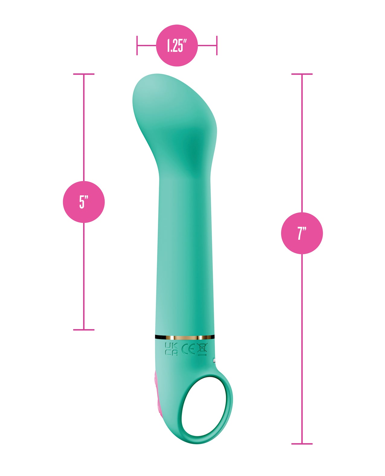 Aria - Flirty AF 2.0 - Rechargeable Vibe - Teal by Blush novelties
