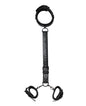 Kinky Play Box Locking Harness Collar to Wrist Restraints - Black by Eldorado Trading Company
