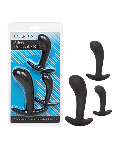 Silicone Anal Training Prostate Kit - Black by Eldorado Trading Company