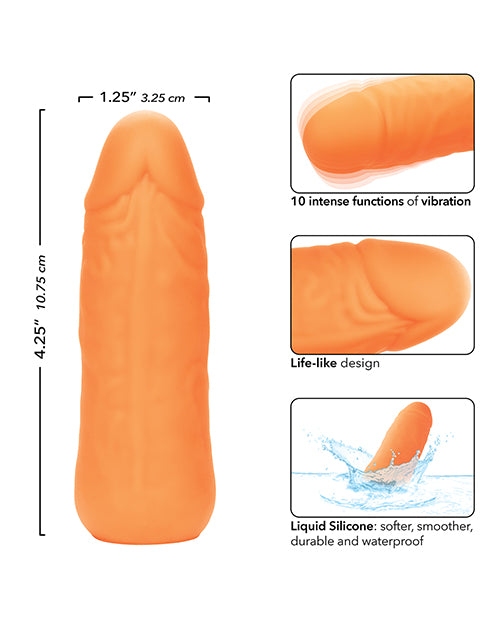 Silicone Studs Mini Vibrating Studs - Orange by Eldorado Trading Company