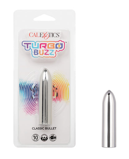 Turbo Buzz Classic Bullet Stimulator - Silver by Eldorado Trading Company