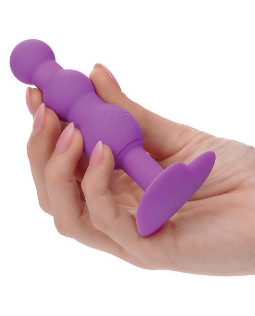 First Time Vibrating Triple Beaded Anal Probe - Purple by Eldorado Trading Company