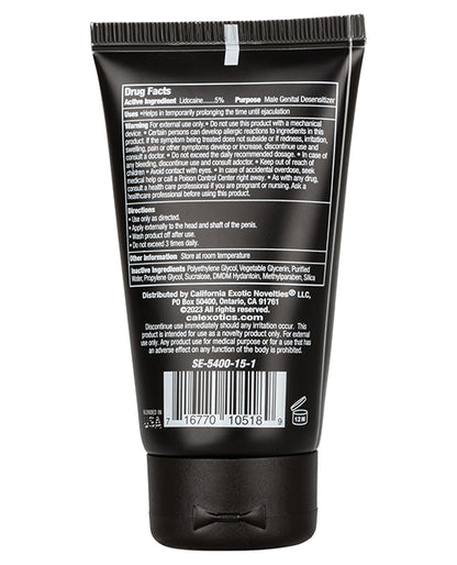 Peak Anal Desensitizing Cream - 2 oz Tube by Eldorado Trading Company