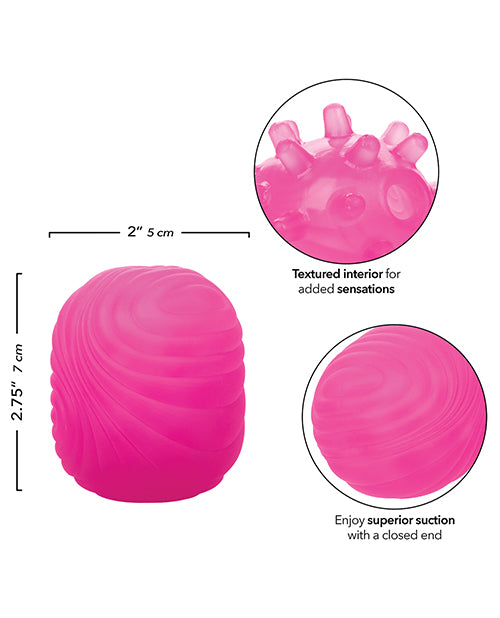 Pop Sock! Textured Masturbator - Pink