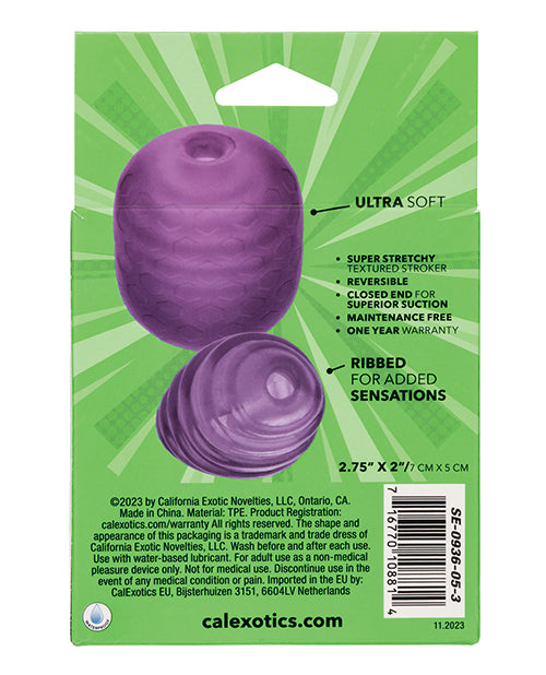 Pop Sock! Textured Masturbator - Purple