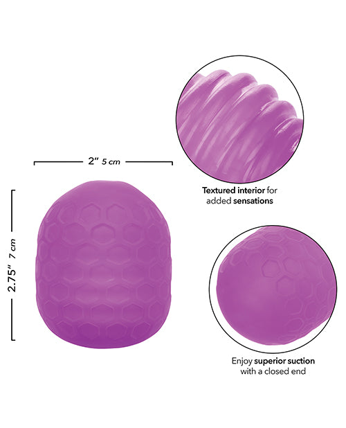 Pop Sock! Textured Masturbator - Purple