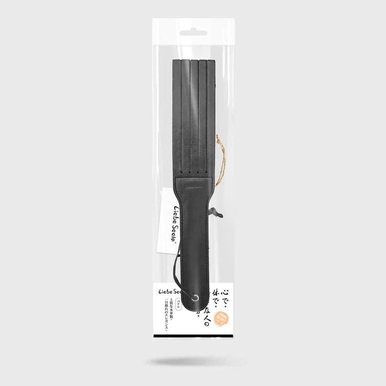 Dark Secret - Leather Split Tawse Paddle by Liebe Seele