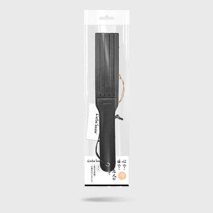 Dark Secret - Leather Split Tawse Paddle by Liebe Seele