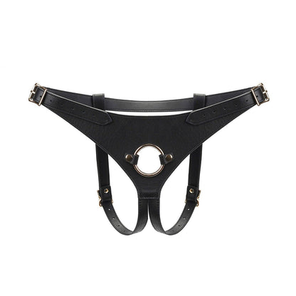 Dark Secret Deluxe Leather Strap On Harness by Liebe Seele