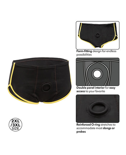 Boundless Boxer Brief - Black/Yellow 2XL/3XL by Eldorado Trading Company