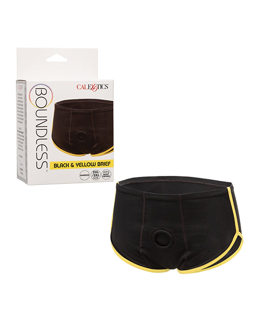 Boundless Boxer Brief - Black/Yellow 2XL/3XL by Eldorado Trading Company
