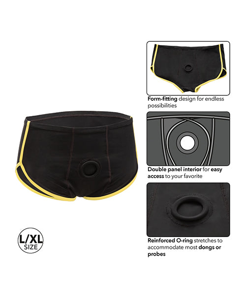 Boundless Boxer Brief - Black/Yellow L/XL by Eldorado Trading Company