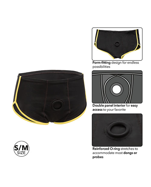 Boundless Boxer Brief - Black/Yellow S/M by Eldorado Trading Company