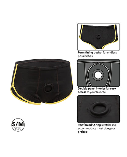 Boundless Boxer Brief - Black/Yellow S/M by Eldorado Trading Company