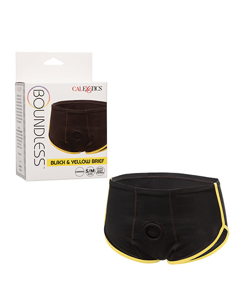 Boundless Boxer Brief - Black/Yellow S/M by Eldorado Trading Company