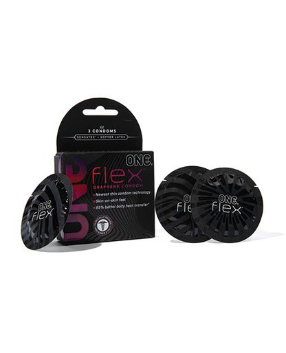 One Flex Ultra-Thin Condoms - Pack of 3 by Eldorado Trading Company