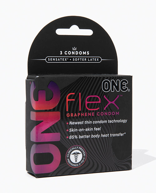 One Flex Ultra-Thin Condoms - Pack of 3 by Eldorado Trading Company