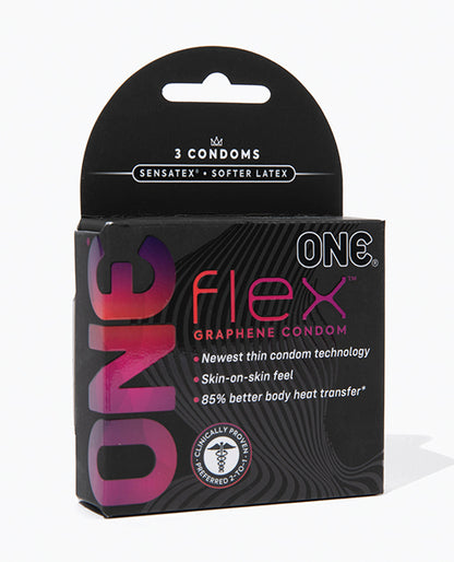 One Flex Ultra-Thin Condoms - Pack of 3 by Eldorado Trading Company