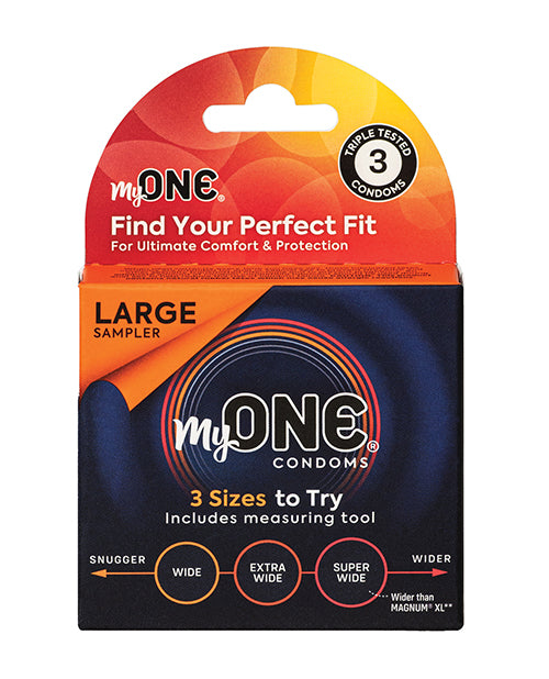 My One Large Sampler Condoms - Pack of 3 by Eldorado Trading Company