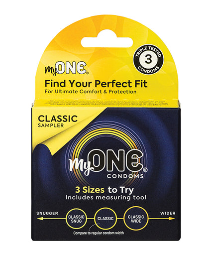 My One Classic Sampler Condoms - Pack of 3 by Eldorado Trading Company