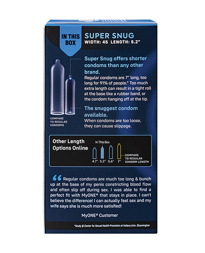 My One Super Snug Condoms - Pack of 10 by Eldorado Trading Company