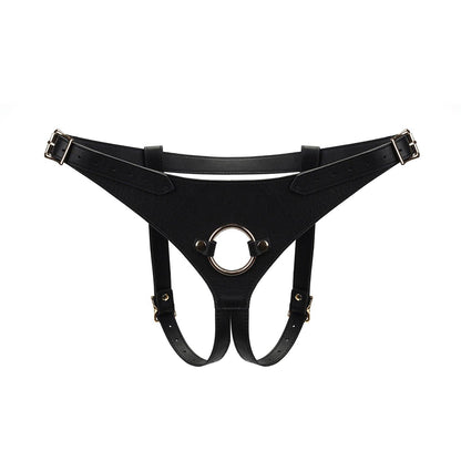 Dark Secret Deluxe Leather Strap On Harness by Liebe Seele