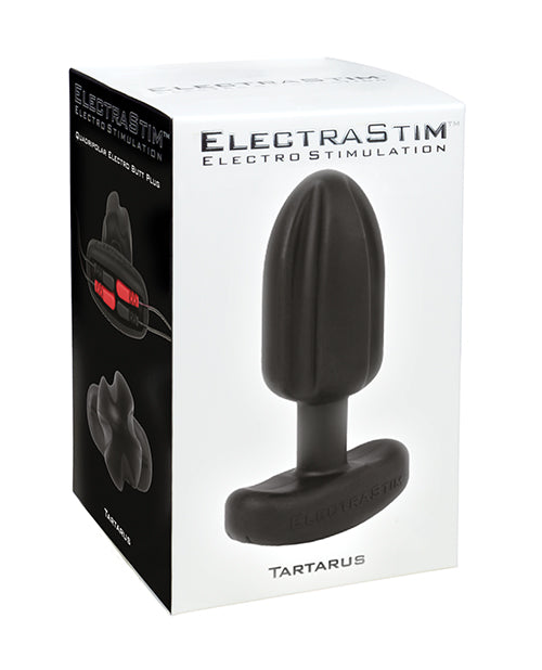 ElectraStim Silicone Noir Tartarus Butt Plug - Black by Eldorado Trading Company