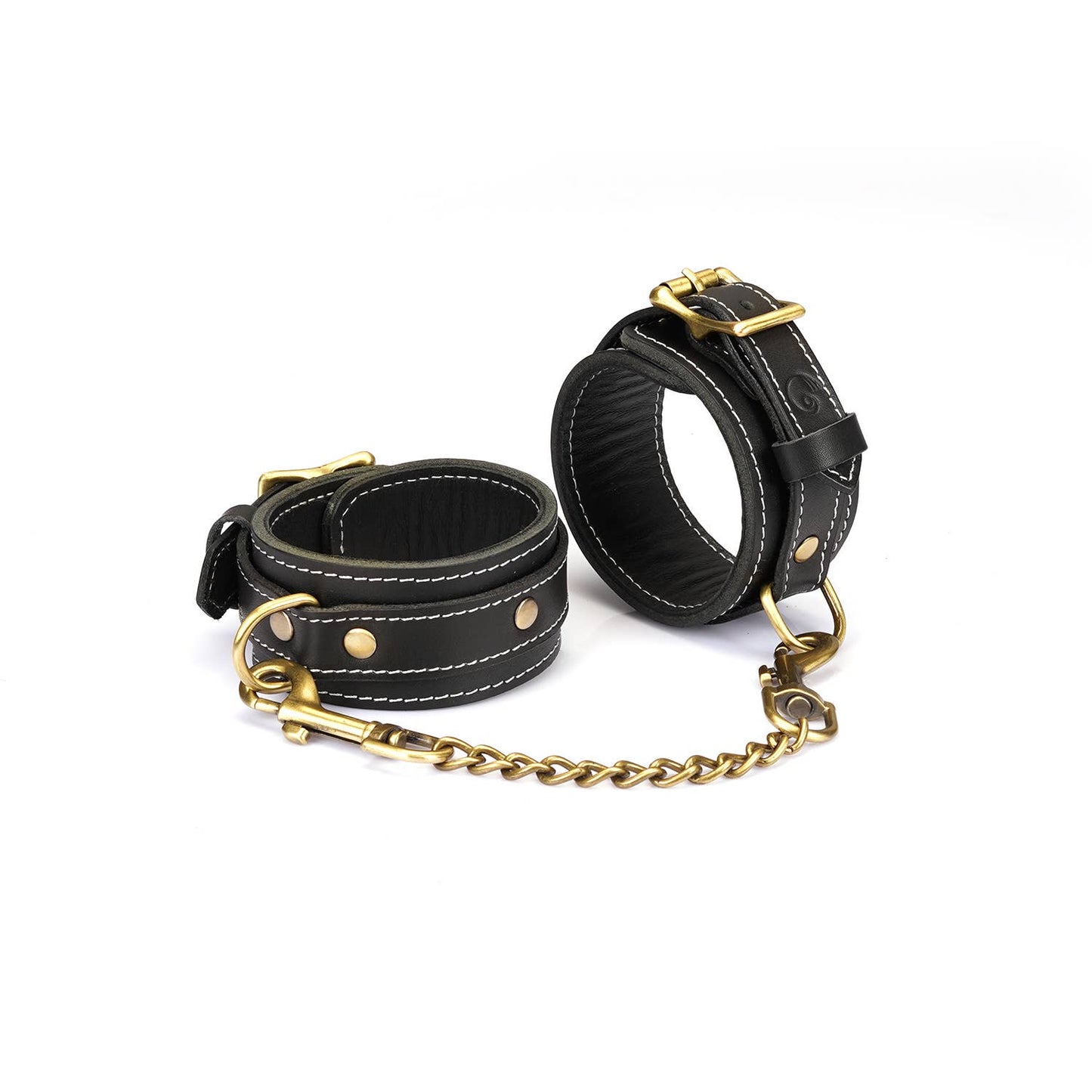 Thick Leather Wrist Cuffs