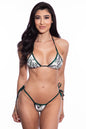 Cash Money Tie Side Bikini Set Dancewear Rave Festival by Midnight Ballerina