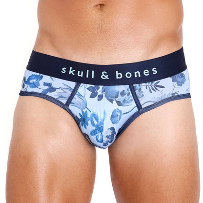 Hand Painted Dutch Floral Brief Sky