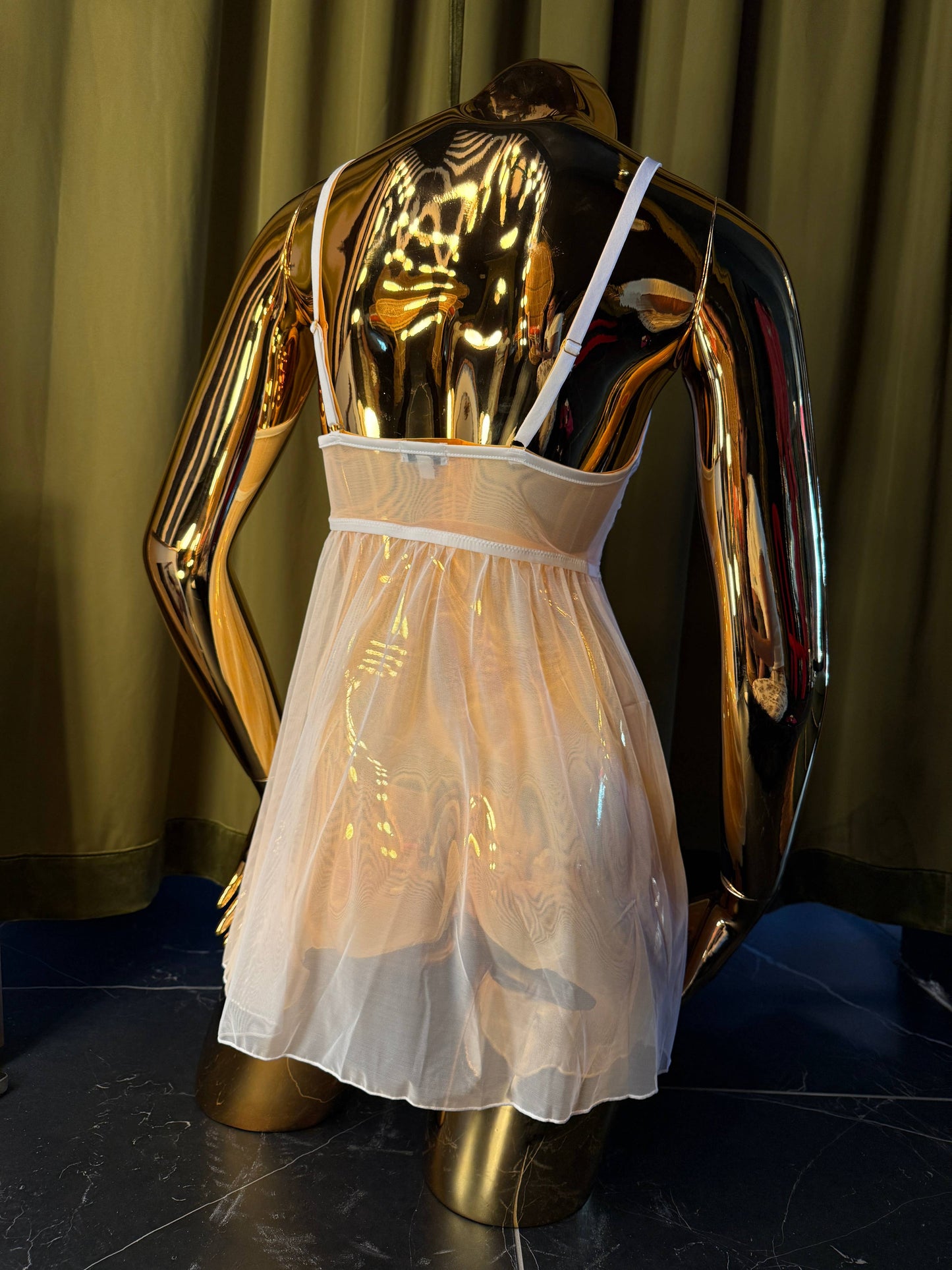 KILO BRAVA EMBROIDERY COLLECTION- WHITE- BABYDOLL