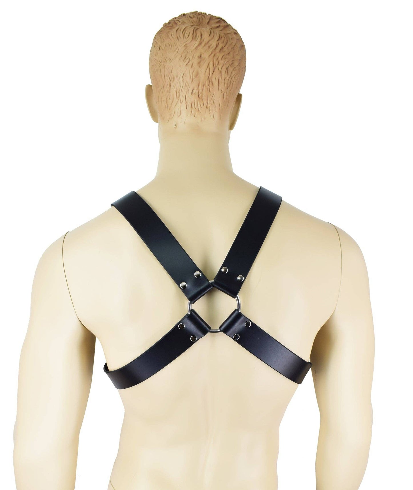 Axovus- Leather Bondage X-Harness by Axovus