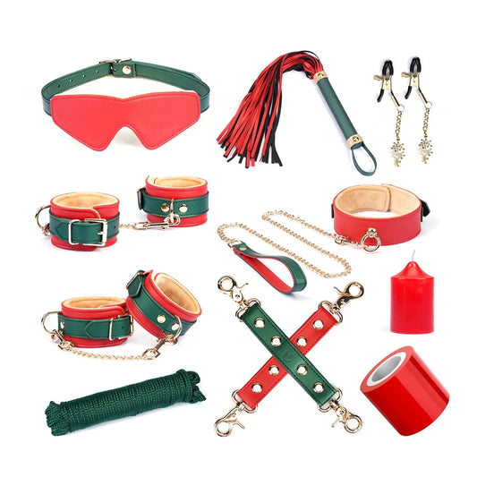 Liebe Seele- Christmas bondage restraints kit (10 Pieces)