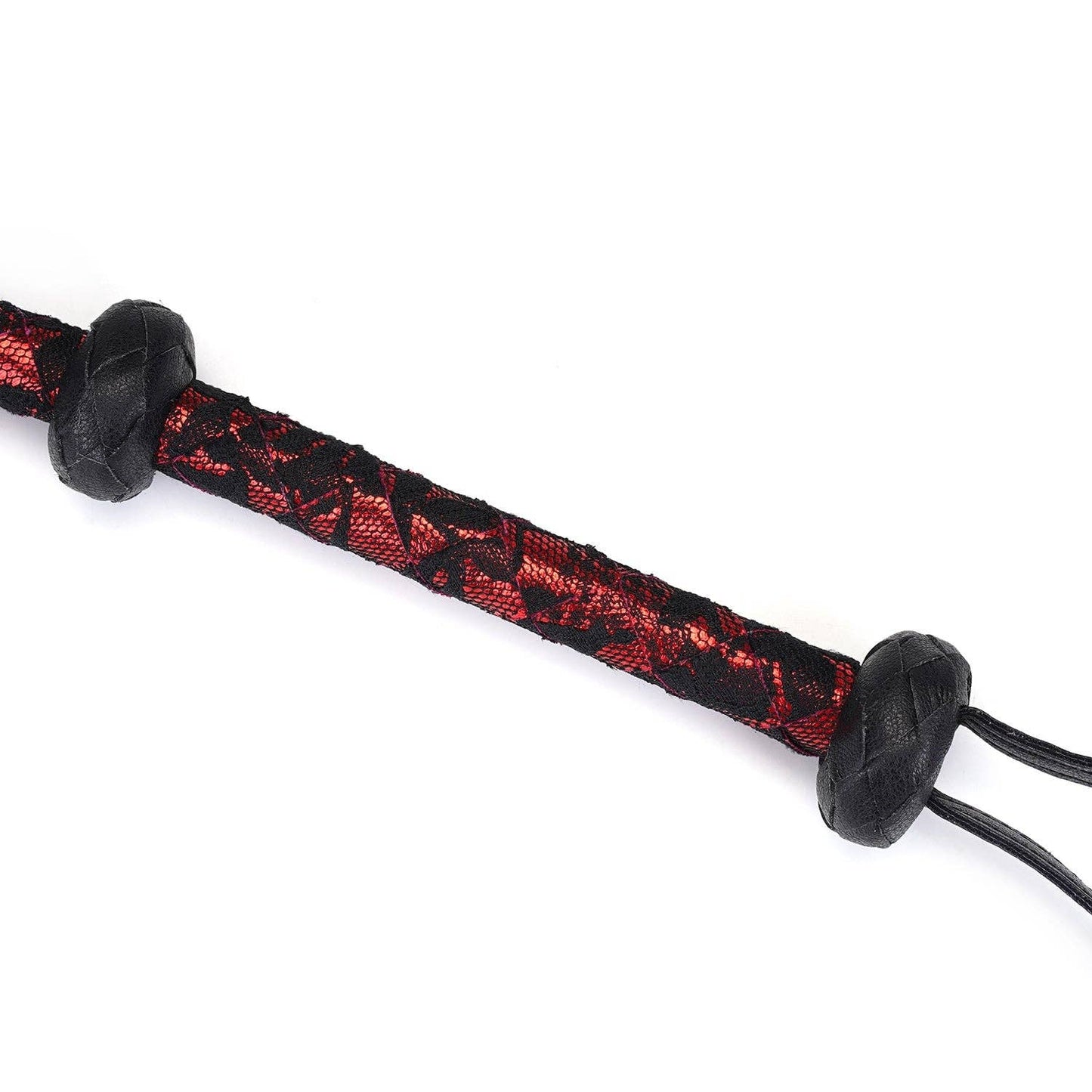 Liebe Seele- Victorian Garden Lace and PU Bull Whip, Vegan-friendly by Liebe Seele
