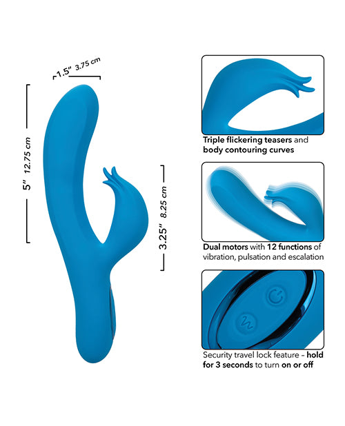 Azure Collection Flutter G Vibrator - Blue by Eldorado Trading Company