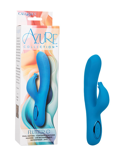 Azure Collection Flutter G Vibrator - Blue by Eldorado Trading Company