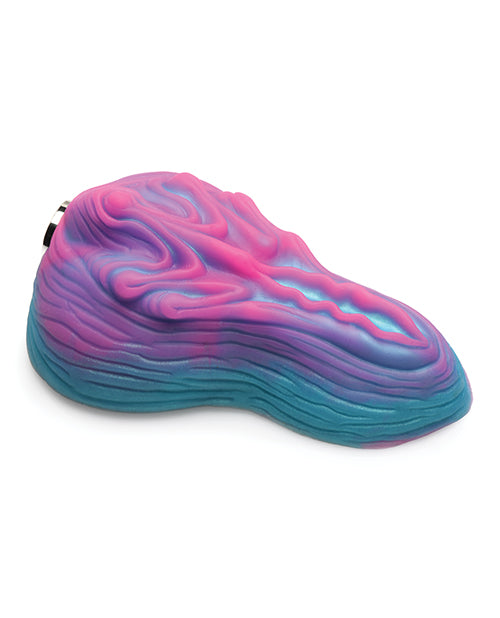 Creature Cocks Vulvaron Vibrating Silicone Grinder w/Remote Control - Pink/Teal/Purple by Eldorado Trading Company