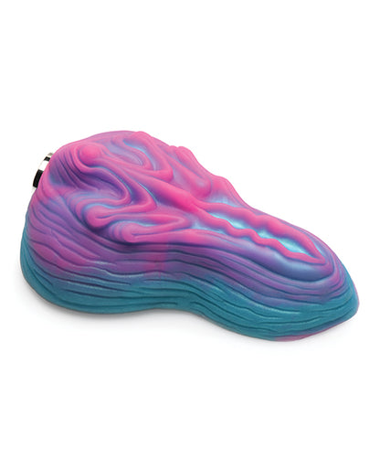 Creature Cocks Vulvaron Vibrating Silicone Grinder w/Remote Control - Pink/Teal/Purple by Eldorado Trading Company