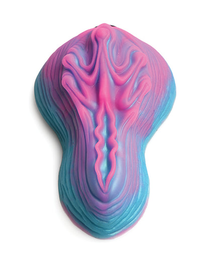 Creature Cocks Vulvaron Vibrating Silicone Grinder w/Remote Control - Pink/Teal/Purple by Eldorado Trading Company