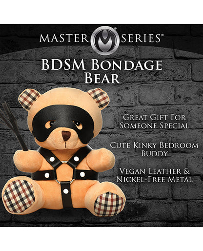Master Series BDSM Teddy Bear Plush by Eldorado Trading Company